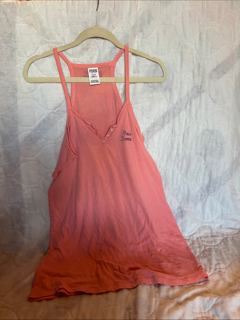 Pink Racerback Tank Sleep Dress top - PINK Victoria's Secret
